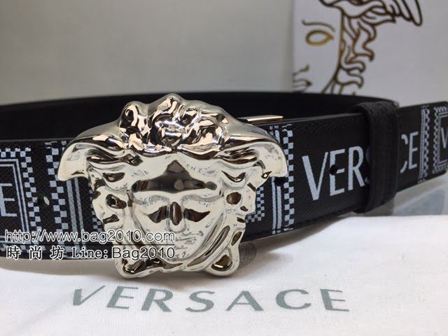 VERSVE男士皮帶 範思哲高端皮帶 美杜莎腰帶扣  jjp1065